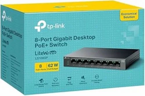 Tplink 8 Port Giga Desktop Poe+Switch-LS108GP