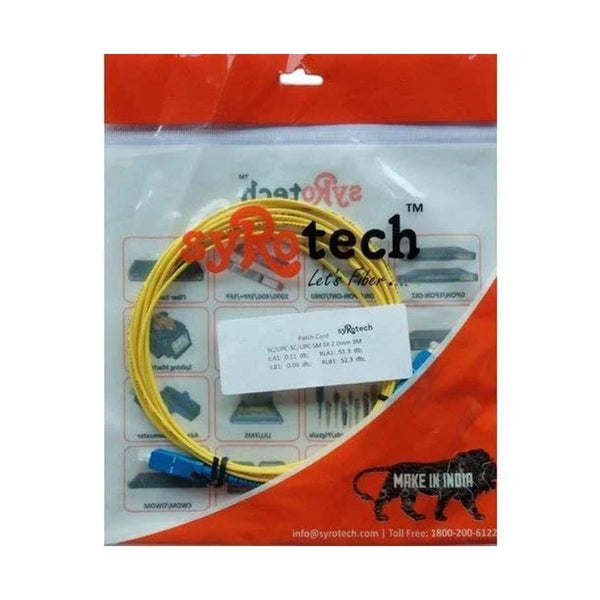 Syrotech SC/UPC - SC/UPC 3mtr Patch Cord