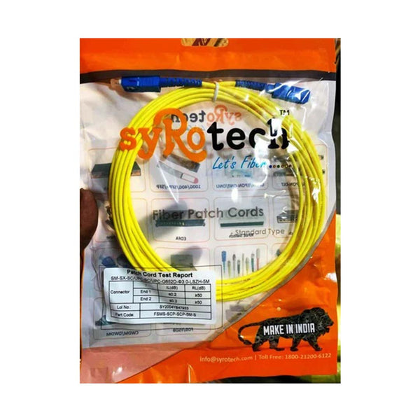 Syrotech SC/UPC - SC/UPC 5mtr Patch Cord