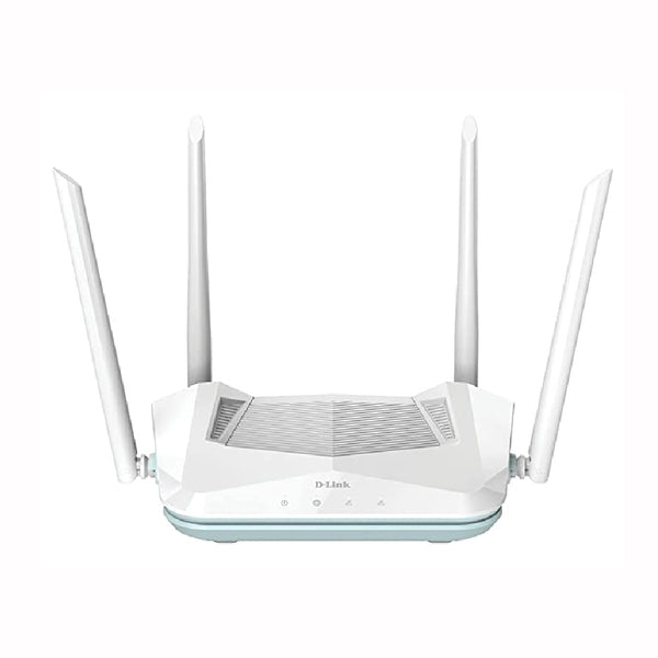 D-Link R15 AX1500 Eagle PRO AI Dual-Band Smart Router, Wi-Fi 6, 4 Gigabit Ports, 4 External Antennae, Voice Control, Parental Control (1500 megabits_per_Second)