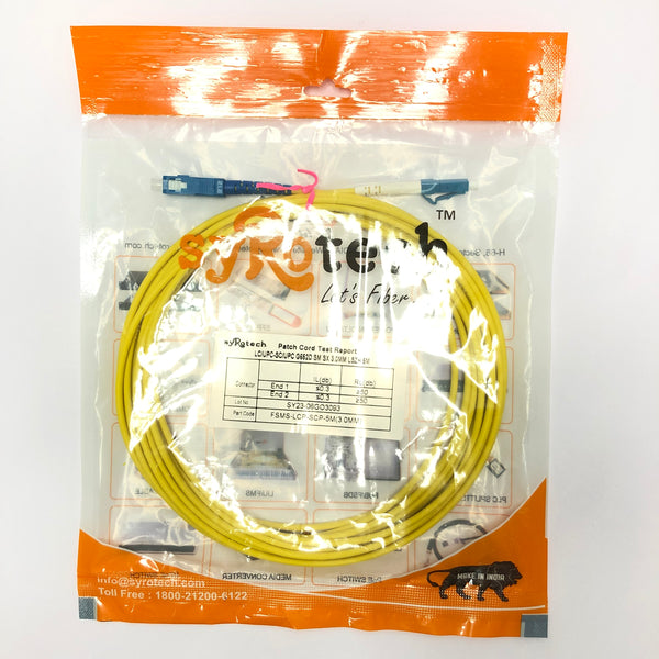 Syrotech SC/UPC - LC/UPC 5mtr Patch Cord