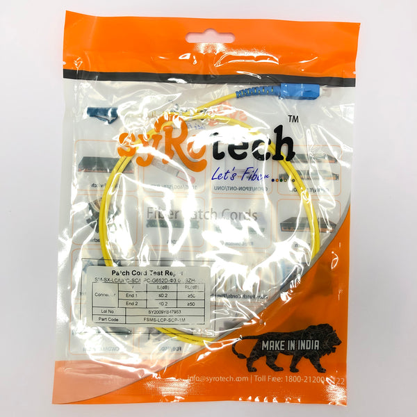 Syrotech SC/UPC - LC/UPC 1mtr Patch Cord